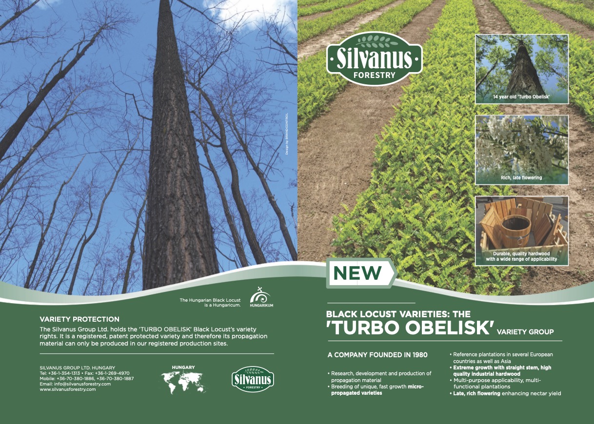 Brochure - Silvanus Forestry 'Turbo Obelisk' Robinia pseudoacacia